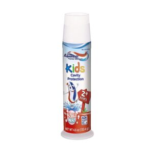 Aqua Fresh Kids Pmp Size z Kids Pump Toothpaste